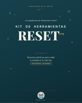 Kit de Herramientas Reset™ - portada, caja de herramientas editorial en azul petróleo con acentos dorados